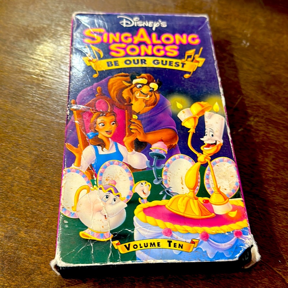DISNEY SingALong Songs Beauty and the Beast Be Our Guest Volume 10